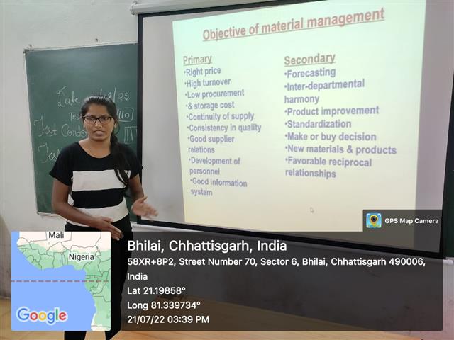 21-07-2022 Presentation given by BBA 3rd & 5th sem