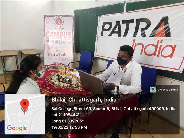 19-02-2022 PATRA INDIA CAMPUS PLACEMENT DRIVE