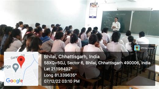 Guest lecture by Dr. Naresh Chandra Deshmukh HOD, chemistry Kalyan PG College, Bhilai On Conductometry Organized by Department of Chemistry